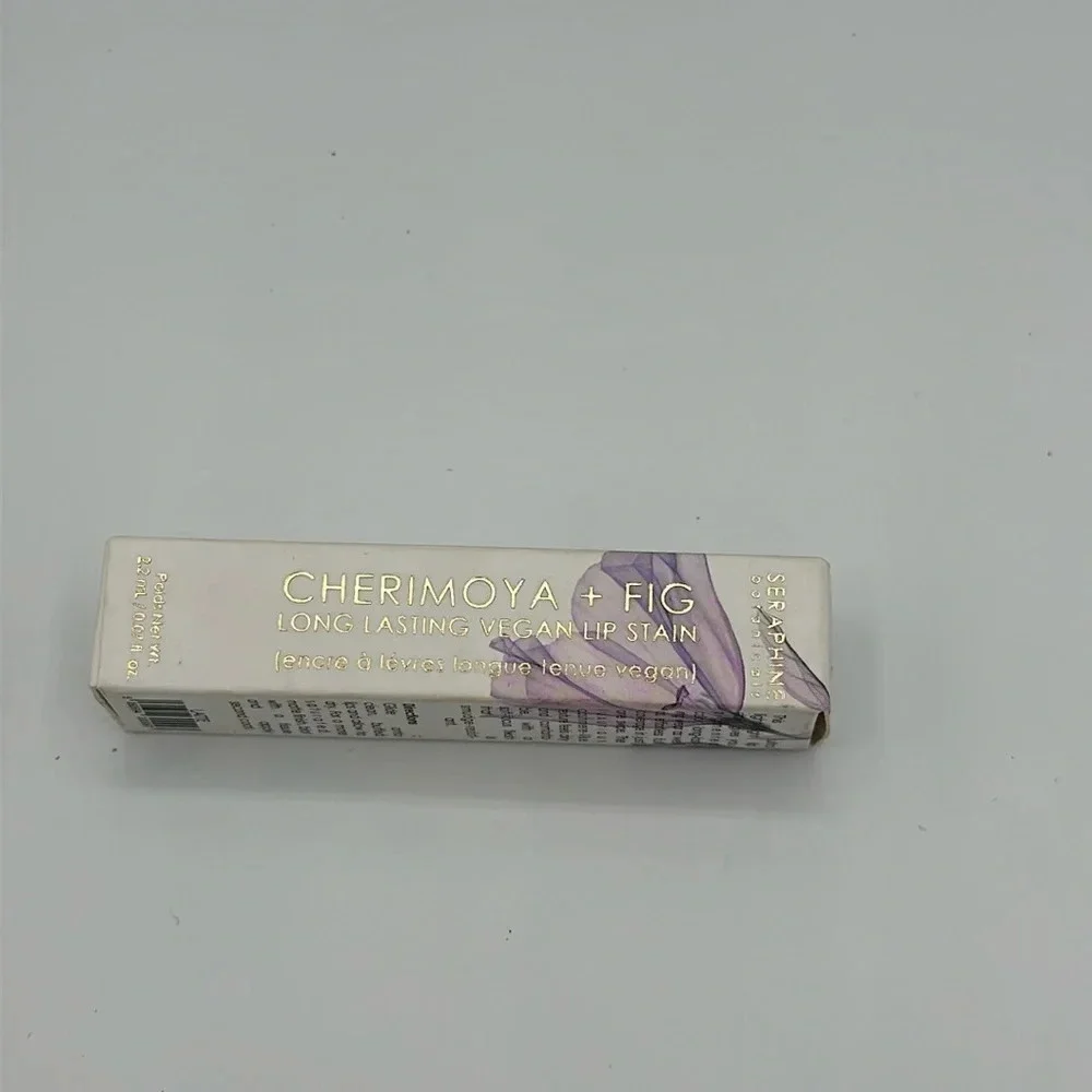 new Seraphine botanicals cherimoya + fig long lasting vegan lip stain